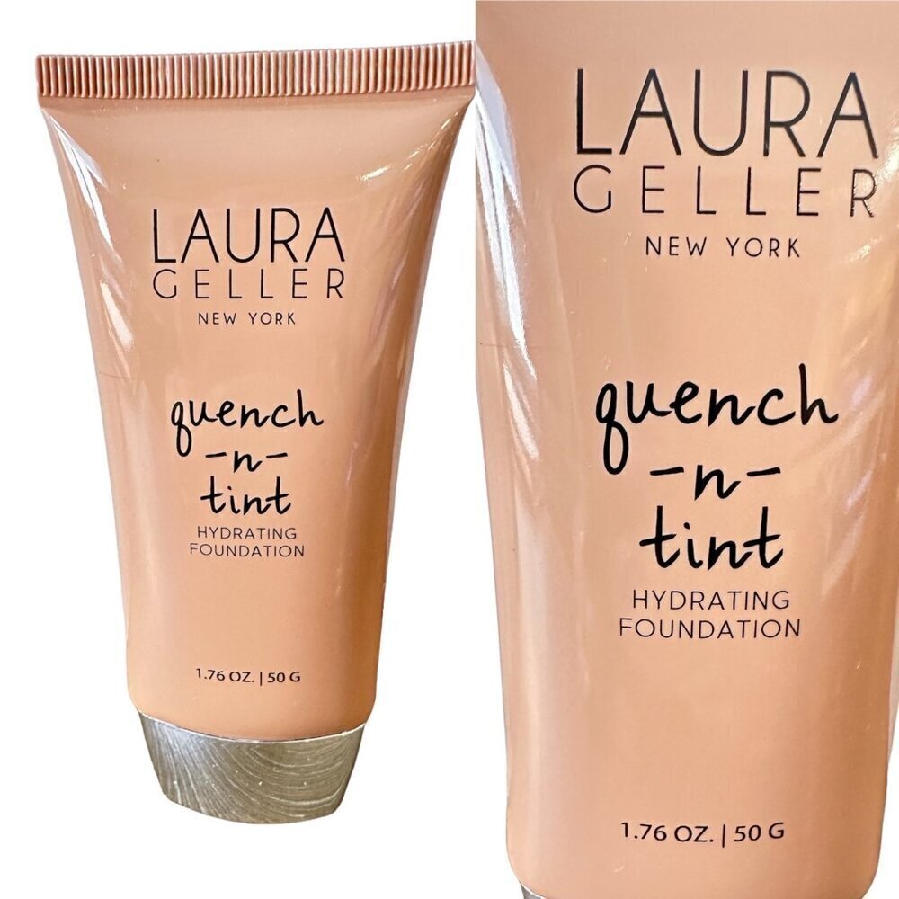 Laura Geller New York Quench-N-Tint Hydrating Foundation DEEP 1.76 FL OZ Sealed